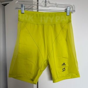 Adidas IVY PARK Peloton Neon Green Bike Shorts